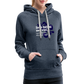 Isch babbel net viel, isch denk alsema laut - Frauen Premium Hoodie - Jeansblau