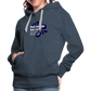 Isch babbel net viel, isch denk alsema laut - Frauen Premium Hoodie - Jeansblau