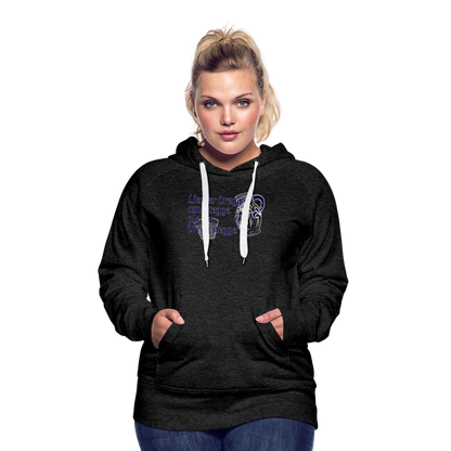 Liewer Dregg am Stegge als im Dregg stegge - Hessisch Mundart - Frauen Premium Hoodie - by Artful Alchemist
