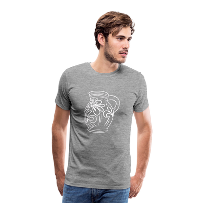 Frankfurter Bembel - Hessisch Mundart - Männer Premium T-Shirt - by Artful Alchemist