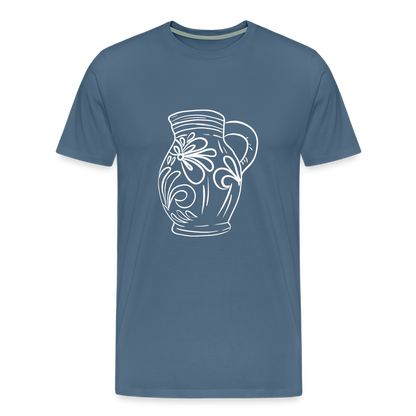Frankfurter Bembel - Hessisch Mundart - Männer Premium T-Shirt - by Artful Alchemist