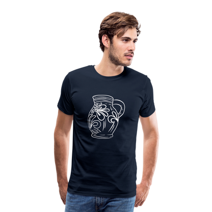 Frankfurter Bembel - Hessisch Mundart - Männer Premium T-Shirt - by Artful Alchemist