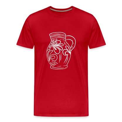 Frankfurter Bembel - Hessisch Mundart - Männer Premium T-Shirt - by Artful Alchemist