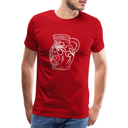 Frankfurter Bembel - Hessisch Mundart - Männer Premium T-Shirt - by Artful Alchemist