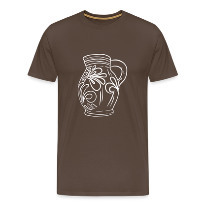 Frankfurter Bembel - Hessisch Mundart - Männer Premium T-Shirt - by Artful Alchemist