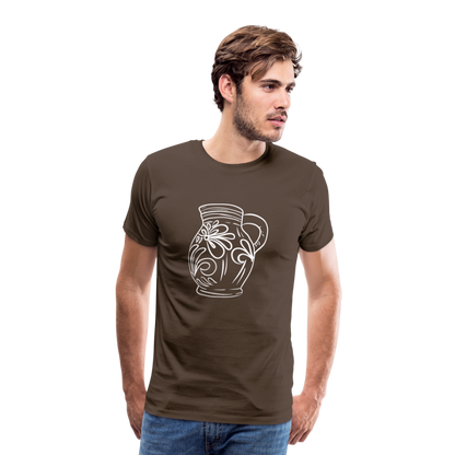 Frankfurter Bembel - Hessisch Mundart - Männer Premium T-Shirt - by Artful Alchemist