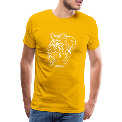 Frankfurter Bembel - Hessisch Mundart - Männer Premium T-Shirt - by Artful Alchemist