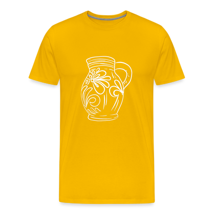 Frankfurter Bembel - Hessisch Mundart - Männer Premium T-Shirt - by Artful Alchemist