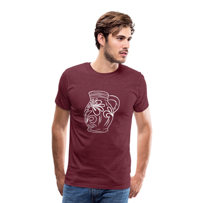 Frankfurter Bembel - Hessisch Mundart - Männer Premium T-Shirt - by Artful Alchemist