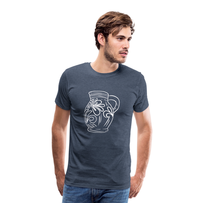Frankfurter Bembel - Hessisch Mundart - Männer Premium T-Shirt - by Artful Alchemist