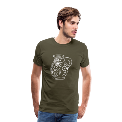 Frankfurter Bembel - Hessisch Mundart - Männer Premium T-Shirt - by Artful Alchemist