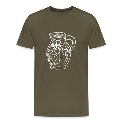 Frankfurter Bembel - Hessisch Mundart - Männer Premium T-Shirt - by Artful Alchemist