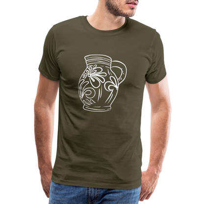 Frankfurter Bembel - Hessisch Mundart - Männer Premium T-Shirt - by Artful Alchemist