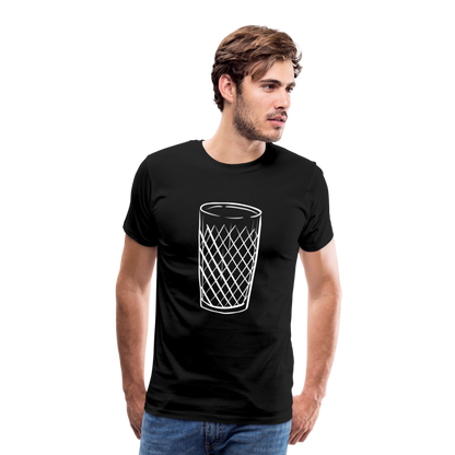 Frankfurter Geripptes - Äpplerglas - Hessisch Mundart - Männer Premium T-Shirt - by Artful Alchemist