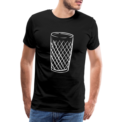 Frankfurter Geripptes - Äpplerglas - Hessisch Mundart - Männer Premium T-Shirt - by Artful Alchemist