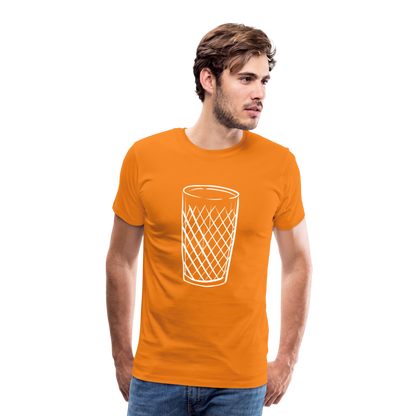Frankfurter Geripptes - Äpplerglas - Hessisch Mundart - Männer Premium T-Shirt - by Artful Alchemist