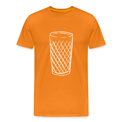 Frankfurter Geripptes - Äpplerglas - Hessisch Mundart - Männer Premium T-Shirt - by Artful Alchemist