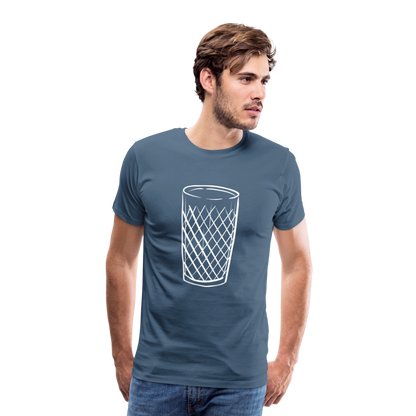 Frankfurter Geripptes - Äpplerglas - Hessisch Mundart - Männer Premium T-Shirt - by Artful Alchemist
