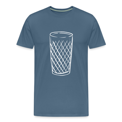 Frankfurter Geripptes - Äpplerglas - Hessisch Mundart - Männer Premium T-Shirt - by Artful Alchemist