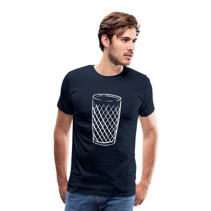 Frankfurter Geripptes - Äpplerglas - Hessisch Mundart - Männer Premium T-Shirt - by Artful Alchemist
