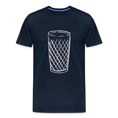 Frankfurter Geripptes - Äpplerglas - Hessisch Mundart - Männer Premium T-Shirt - by Artful Alchemist
