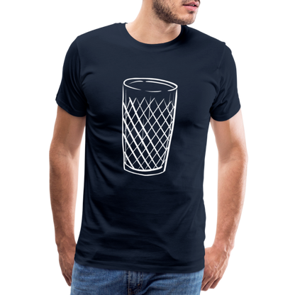 Frankfurter Geripptes - Äpplerglas - Hessisch Mundart - Männer Premium T-Shirt - by Artful Alchemist