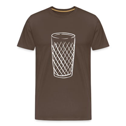 Frankfurter Geripptes - Äpplerglas - Hessisch Mundart - Männer Premium T-Shirt - by Artful Alchemist