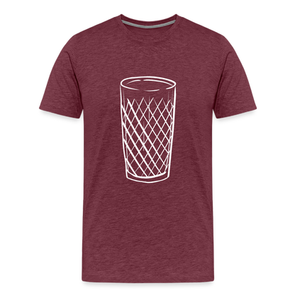 Frankfurter Geripptes - Äpplerglas - Hessisch Mundart - Männer Premium T-Shirt - by Artful Alchemist