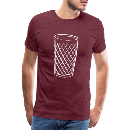 Frankfurter Geripptes - Äpplerglas - Hessisch Mundart - Männer Premium T-Shirt - by Artful Alchemist