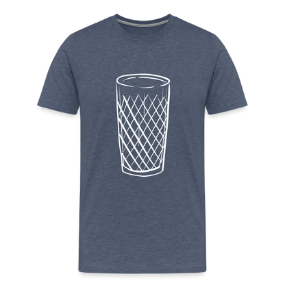 Frankfurter Geripptes - Äpplerglas - Hessisch Mundart - Männer Premium T-Shirt - by Artful Alchemist