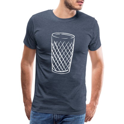Frankfurter Geripptes - Äpplerglas - Hessisch Mundart - Männer Premium T-Shirt - by Artful Alchemist