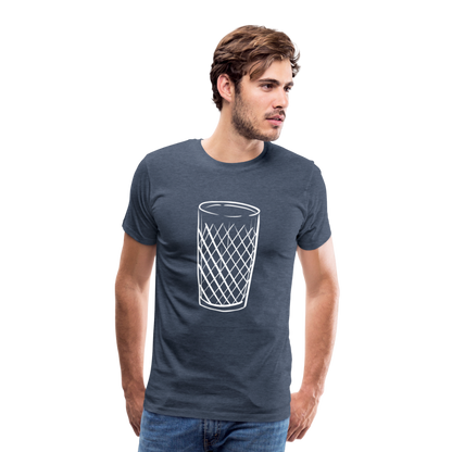 Frankfurter Geripptes - Äpplerglas - Hessisch Mundart - Männer Premium T-Shirt - by Artful Alchemist