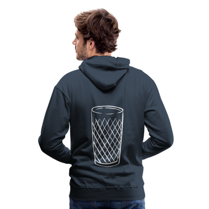 Frankfurter Geripptes - Äpplerglas - Hessisch Mundart - Männer Premium Hoodie - by Artful Alchemist