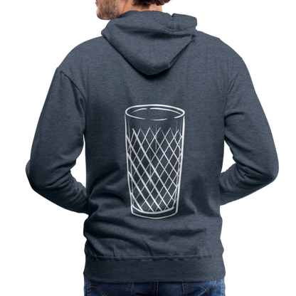 Frankfurter Geripptes - Äpplerglas - Hessisch Mundart - Männer Premium Hoodie - by Artful Alchemist