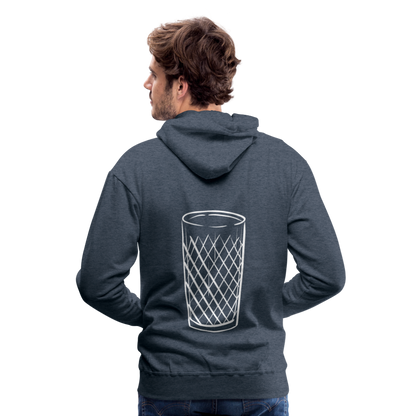 Frankfurter Geripptes - Äpplerglas - Hessisch Mundart - Männer Premium Hoodie - by Artful Alchemist