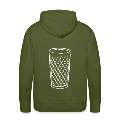 Frankfurter Geripptes - Äpplerglas - Hessisch Mundart - Männer Premium Hoodie - by Artful Alchemist