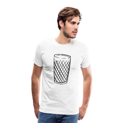 Frankfurter Geripptes - Äpplerglas - Hessisch Mundart - Männer Premium T-Shirt - by Artful Alchemist