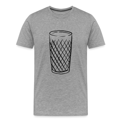 Frankfurter Geripptes - Äpplerglas - Hessisch Mundart - Männer Premium T-Shirt - by Artful Alchemist