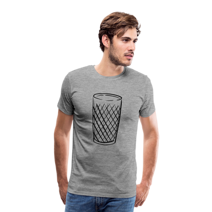 Frankfurter Geripptes - Äpplerglas - Hessisch Mundart - Männer Premium T-Shirt - by Artful Alchemist