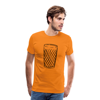 Frankfurter Geripptes - Äpplerglas - Hessisch Mundart - Männer Premium T-Shirt - by Artful Alchemist