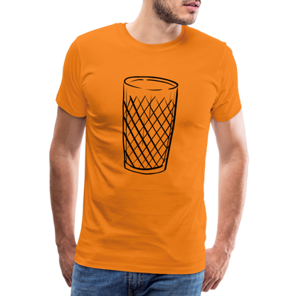 Frankfurter Geripptes - Äpplerglas - Hessisch Mundart - Männer Premium T-Shirt - by Artful Alchemist