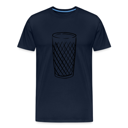 Frankfurter Geripptes - Äpplerglas - Hessisch Mundart - Männer Premium T-Shirt - by Artful Alchemist