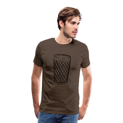 Frankfurter Geripptes - Äpplerglas - Hessisch Mundart - Männer Premium T-Shirt - by Artful Alchemist