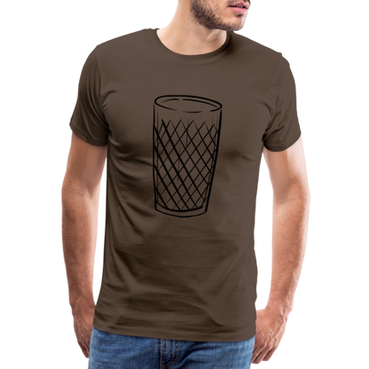 Frankfurter Geripptes - Äpplerglas - Hessisch Mundart - Männer Premium T-Shirt - by Artful Alchemist