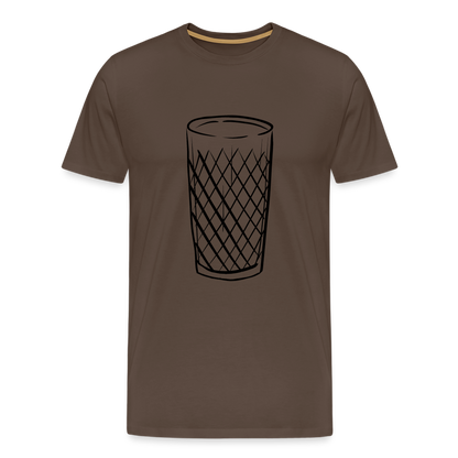 Frankfurter Geripptes - Äpplerglas - Hessisch Mundart - Männer Premium T-Shirt - by Artful Alchemist