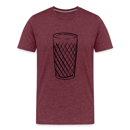 Frankfurter Geripptes - Äpplerglas - Hessisch Mundart - Männer Premium T-Shirt - by Artful Alchemist