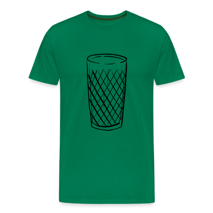 Frankfurter Geripptes - Äpplerglas - Hessisch Mundart - Männer Premium T-Shirt - by Artful Alchemist