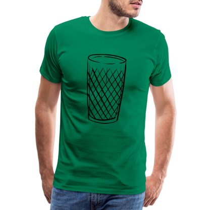 Frankfurter Geripptes - Äpplerglas - Hessisch Mundart - Männer Premium T-Shirt - by Artful Alchemist