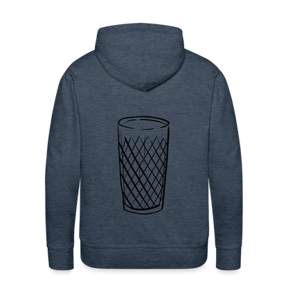 Frankfurter Geripptes - Äpplerglas - Hessisch Mundart - Männer Premium Hoodie - by Artful Alchemist