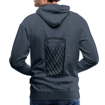 Frankfurter Geripptes - Äpplerglas - Hessisch Mundart - Männer Premium Hoodie - by Artful Alchemist